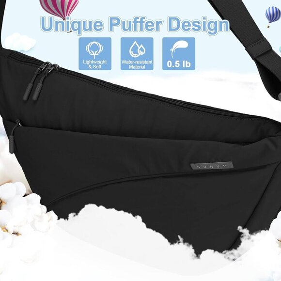 Large Lightweight Crossbody Bag for Men & Women – Versatile Daily Companion - Picture 4 of 7